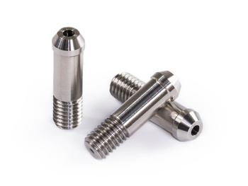 Króciec odpowietrzający nierdzewny z gwintem M8